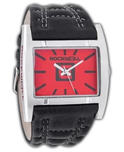 NEW IN BOX MENS Rockwell APOSTLE Wrist Watch RED BLACK LEATHER AP-103 LIMITED - Picture 1 of 1