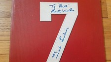 Ted Lindsay SIGNED Seven A Salute to Ted Lindsay Detroit Red Wings HoF Hockey