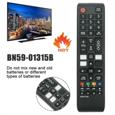 TV~Fernbedienung for Samsung 4K Smart LCD LED-Fernseher Ersatz BN59-01315B✮ - Bild 1 von 4