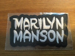 MARILYN MANSON PATCH, NEW ! rock and roll music, band, - Picture 1 of 1