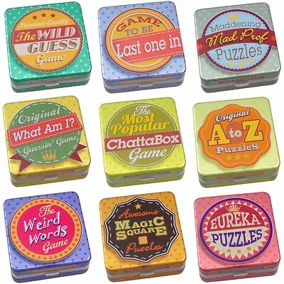 Table Teasers Mini Games After Dinner Fun Game Brain Teaser Stocking Filler idea - Image 1 of 3