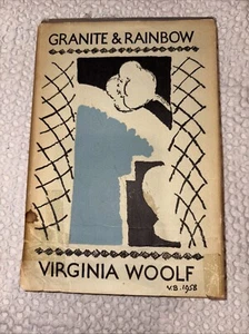 Virginia Woolf "Granite & Rainbow HC/DJ 1958 1st US edition - Bild 1 von 5