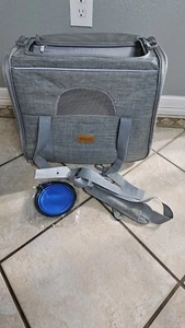 Dog Carrier Morpilot Cat Carrier Pet Travel Carrier Bag Airline Approved Folding - Picture 1 of 4