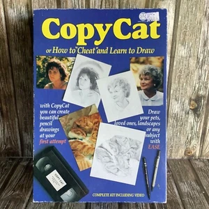 COPYCAT by CROWN & ANDREWS VINTAGE LEARN to DRAW KIT by MARTIN KILLIPS VHS VIDEO - Picture 1 of 9