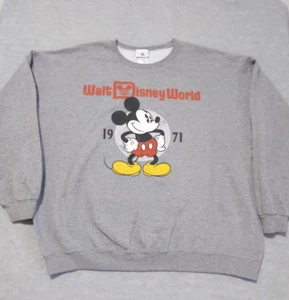 Walt Disney World 1971 Mickey Mouse Herren Sweatshirt Langarm grau Gr. XXL - Bild 1 von 8