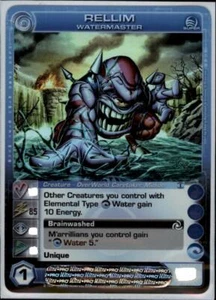 (cc1007) RELLIM WaterMaster Chaotic Card (MAX POWER 85) All other Stats Random - Picture 1 of 1