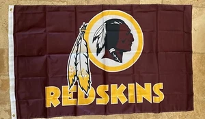 Washington Redskins Commanders NFL Throwback Vintage 3x5 Ft Flag Banner - Picture 1 of 3