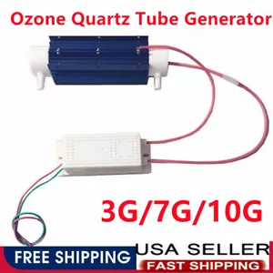 110V Ozone Generator Quartz Tube Air Purifier Water Treatment + Power supply - Picture 1 of 15