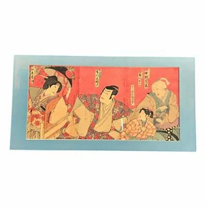 Ukiyo-e Nishiki-e Holzblockdruck Toyohara Kunichika Kabuki Meiji japanisch F - Bild 1 von 12
