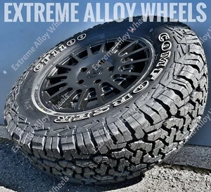 16" Black TM Alloy Wheels Renault Masters + Comforser All Terrain Tyres - Picture 1 of 4
