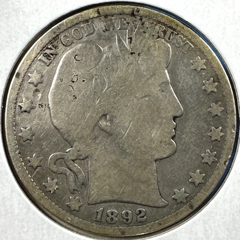 1892-O 50C Barber Half Dollar, KEY DATE! (74632) Cover