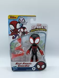 Marvel Spidey Amazing Friends Miles Morales Action Figure Spiderman 4” 2021 - Picture 1 of 4