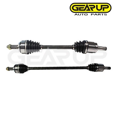 Front Pair CV Axle Joint Shaft Assembly for Honda Fit Manual Trans 1.5L 2009-11 - Image 1 of 4