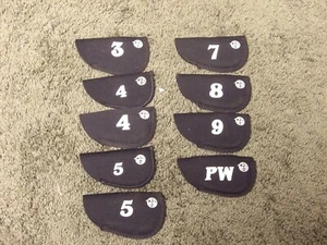 9 fundas de hierro para golf no coincidentes #s negras ¡Muy bonitas!! - Imagen 1 de 1