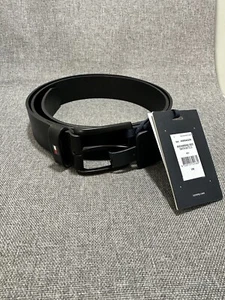 Tommy Hilfiger Denton Matte Leather Belt black 100 - Bild 1 von 2
