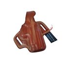 Galco Right Fletch High Ride Belt Holster for Sig Sauer P226 P220 Brown Leather 