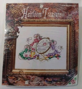 New Cross Stitch Kit Mice Stitching Designs for the Needle #5268 11 x 14" - Picture 1 of 2