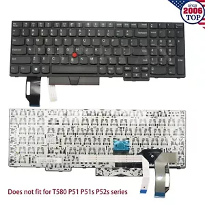 Nuevo teclado estadounidense no retroiluminado para Lenovo ThinkPad E580 E585 E590 E595 L580 L590 - Imagen 1 de 4