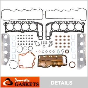 Fits 08-10 Dodge Dakota Ram 1500 Durango Jeep Commander 4.7 Full Gasket Set - Picture 1 of 8