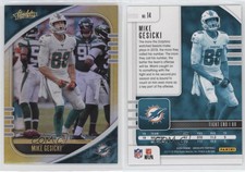 2020 Panini Absolute Spectrum Gold /10 Mike Gesicki #14