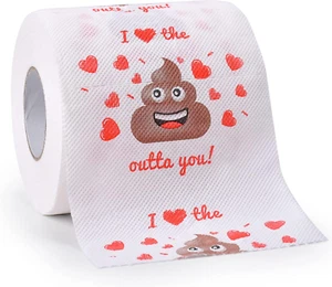 Valentines Day Gifts for Him Her, Romantic Novelty Gifts Toilet Paper, Funny Gag - Picture 1 of 12
