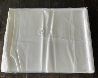 Uline Brand 20" x 24" Poly Bags Resealable 1.5 mil Clear Pack of 100 S-10613 - Image 1 of 3