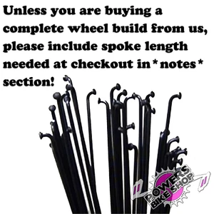 USA Brand Black Spokes Pack of 72 - Picture 1 of 2