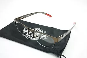 Authentische neue Harley Davidson Brille Kohlefaser braun HD480 BRN 53-18-145 - Bild 1 von 7