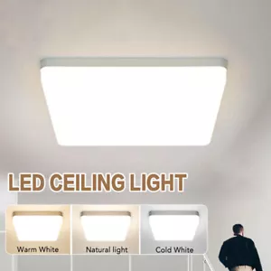 ⭐⭐⭐ LED Deckenlampe Deckenleuchte Panel Schlafzimmer Bad Wohnzimmer Flur lampe - Bild 1 von 35