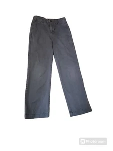 Chaps Boys Pants Gray Dress Trousers School Uniform Sz 8 - Picture 1 of 2