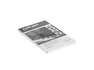 Can-Am 2022 RYKER Series Operators Owners Manual Paperback