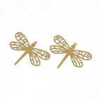 2 x 36mm Dragonfly - Filigree Earring Charms 5 Colour Choice