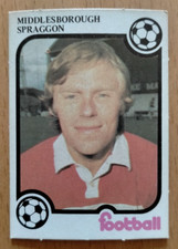 Frank Spraggon Middlesbrough Monty Gum Football Now 1975/76