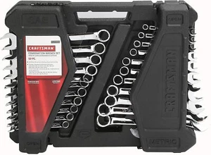 Craftsman 52 STCK. Kombination Schraubenschlüssel Set Zoll & Metrisch SAE Midget NEU - Bild 1 von 1