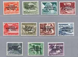 Suiza Ausg. f. Int. Organizaciones Michel-Nr. 83 - 93 BIT sin fijasellos - Imagen 1 de 2
