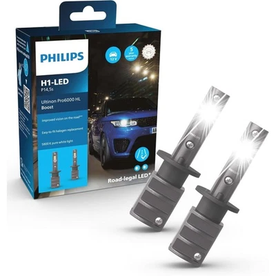 Philips Ultinon Pro6000 Boost H1-LED Scheinwerferlampe mit Straßenzulassung*, 5. - Bild 1 von 4
