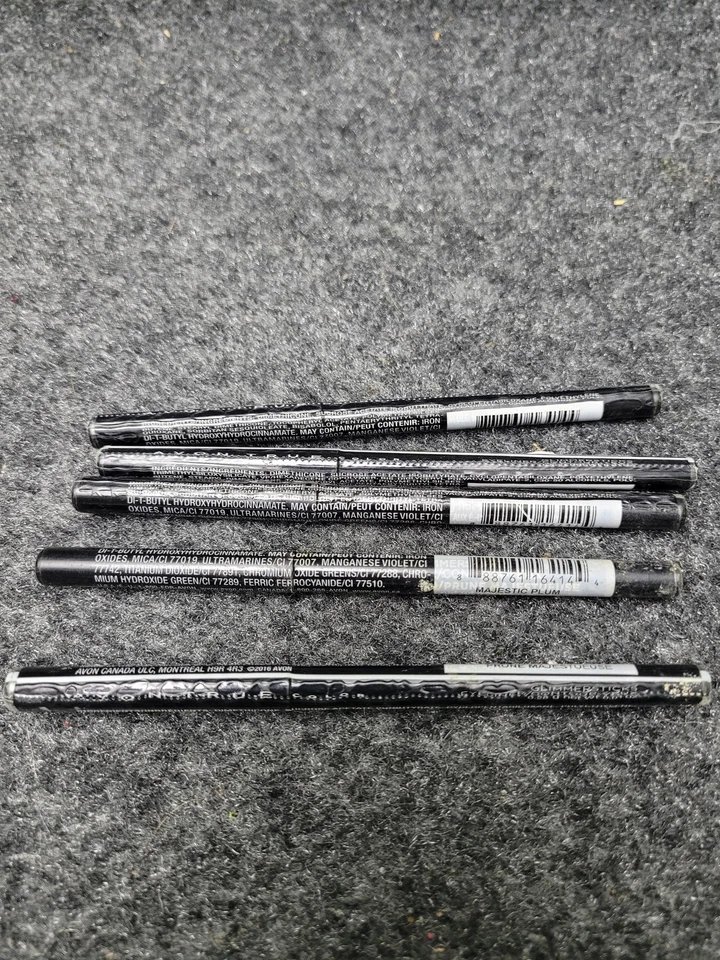 Avon Glimmersticks Eyeliner Majestic Plum Lot of 5 Pencils Purple Eye Makeup - Image 1 of 4