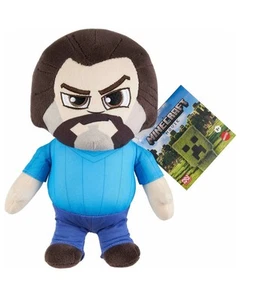 MINECRAFT MOVIE 8.5" Plush JACK BLACK AS STEVE 2025 New With Tags - Picture 1 of 3