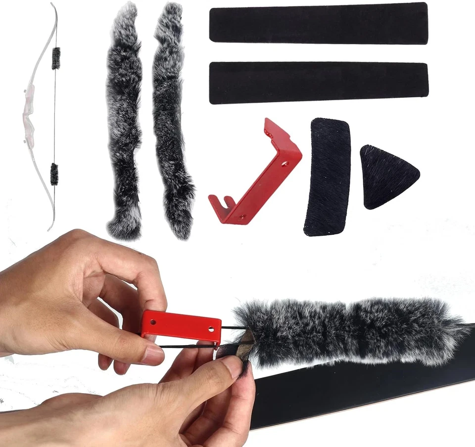 Bow String Silencers for Recurve or Longbow - Recurve Bow Silencers and Dampener - Image 1 of 4