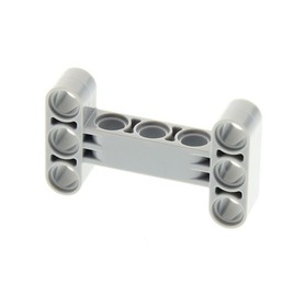 1x Lego Technic Connector 3x5 New - Light Grey H Shape Star Wars 70922 6055519 14720