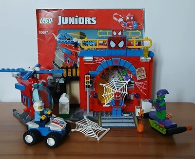Lego JUNIORS SUPER HEROS Ref 10687 - Spider-Man Cachette (Complet + Notice) - Photo 1/4