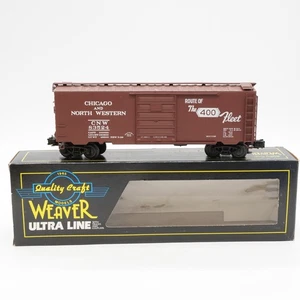 WEAVER 3078 3-RAIL Scala O Chicago & Northwestern PS1 Boxcar - Foto 1 di 7