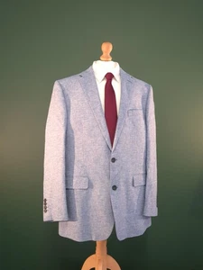 Samuel Windsor Blazer Men's 42R Blue Single Breasted Notch Lapel Formal Jacket - Picture 1 of 14