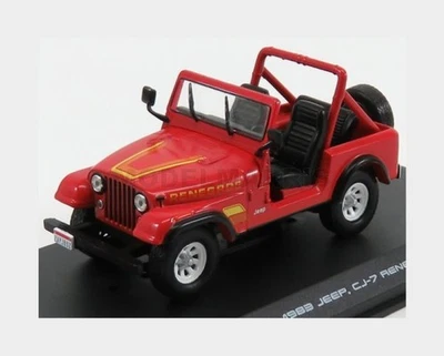 GREENLIGHT 86533 JEEP - CJ-7 RENEGADE OPEN 1983 - THE TERMINATOR - RED WHITE - 1 - Immagine 1 di 2