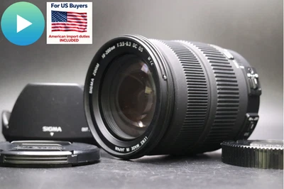 🎦VIDEO [MINT] SIGMA ZOOM 18-200mm f3.5-6.3 DC OS Canon EF Mount Lens FM JAPAN - Image 1 of 4