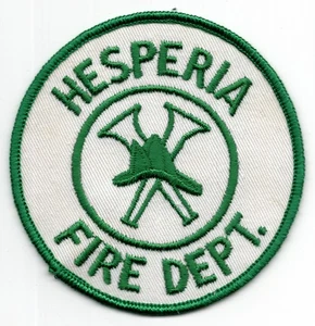 Patch Hesperia (San Bernardino County) CA c1970 Fire Department Vintage 3” - Picture 1 of 3