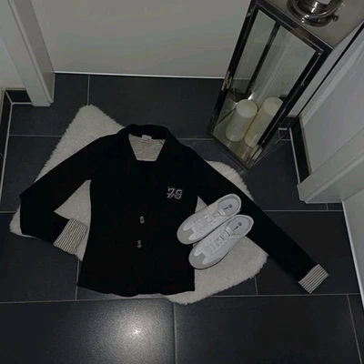 Sweatjacke schwarz 34 36 Kangaroos Blazer-Jacke stretch Allrounder gefüttert Top - Bild 1 von 4