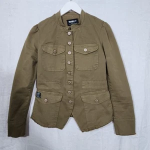 William Rast/Justin Timberlake sz XS Green Military Jacket - Picture 1 of 11