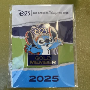 Stitch D23 Gold Member Pin 2025 - Bild 1 von 4