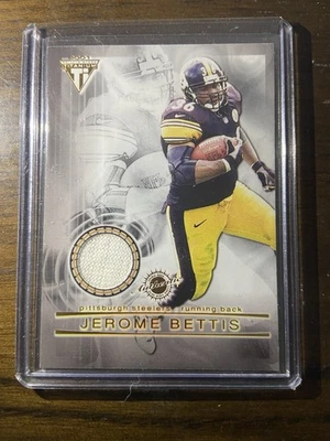 2001 Titanium - Dual Game-Worn Jerseys Jerome Bettis, Kordell Stewart #115 (MEM) - Image 1 of 2